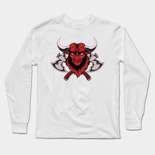 red Bull head Long Sleeve T-Shirt